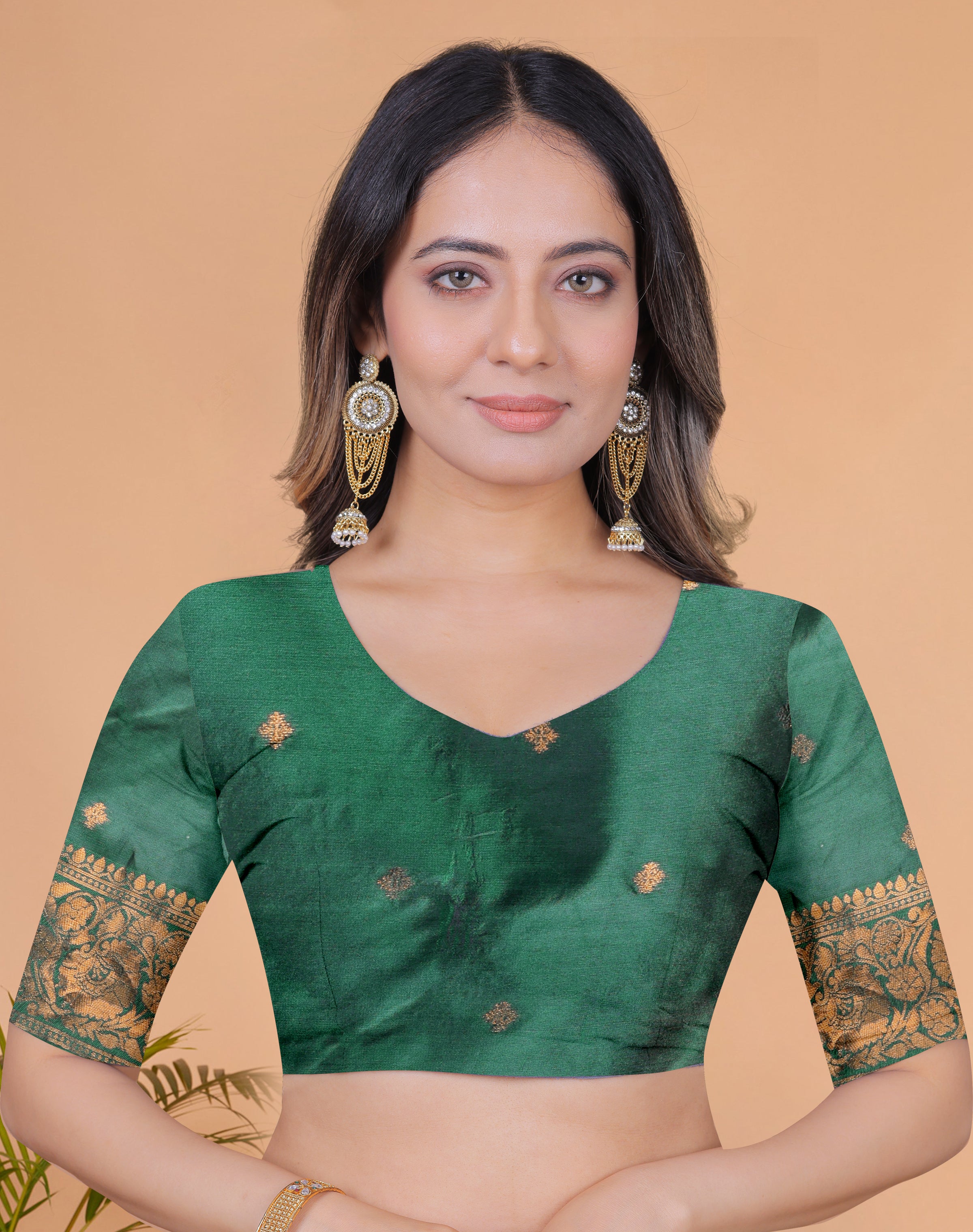 Banarasi Silk Saree with Zari Embellishment with 8 color option ✨💙💚